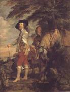 Anthony Van Dyck Portrait of charles i hunting (mk03) oil painting reproduction